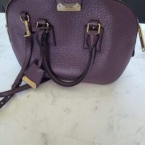 Burberry Purple Leather Women's Bag 400 OBO